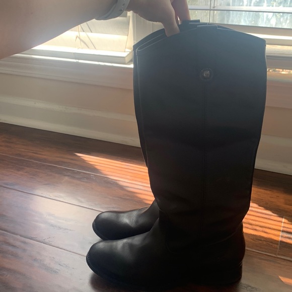 FRYE Melissa Button Tab Knee High Boot - Picture 1 of 6